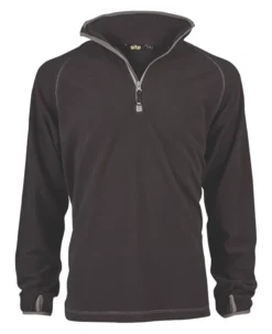 Pull Micropolaire Site Beech Noir Taille M, Tour De Poitrine 43"