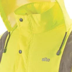Blouson Aviateur Haute Visibilité Site Battell Jaune Taille XXL, Tour De Poitrine 55" -Magasin De Vêtements De Travail Élégant ae235 3394