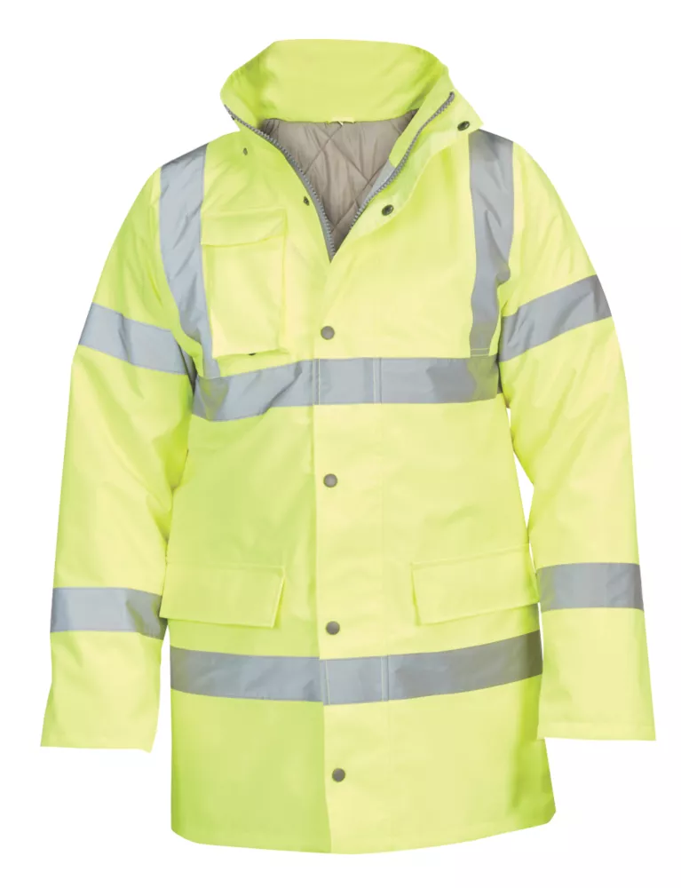 Veste De Circulation Haute Visibilité Jaune Taille M, Tour De Poitrine 51" 3 Veste De Circulation Haute Visibilité Jaune Taille M, Tour De Poitrine 51"