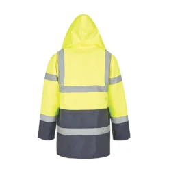 Blouson Haute Visibilité Site Shackley Jaune/bleu Marine Taille XL, Tour De Poitrine 58" -Magasin De Vêtements De Travail Élégant ae235 3406