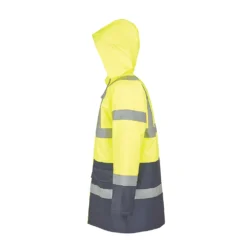 Blouson Haute Visibilité Site Shackley Jaune/bleu Marine Taille XL, Tour De Poitrine 58" -Magasin De Vêtements De Travail Élégant ae235 3408