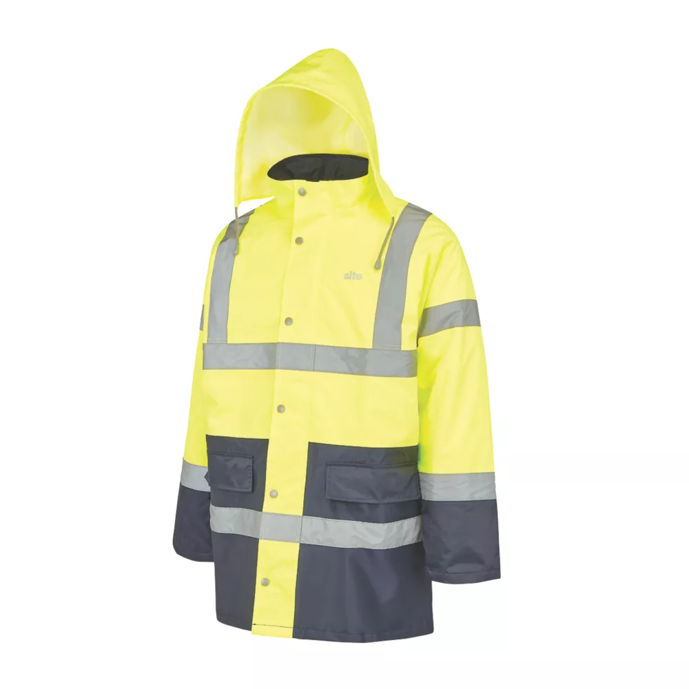 Blouson Haute Visibilité Site Shackley Jaune/bleu Marine Taille XXL, Tour De Poitrine 60" 3 Blouson Haute Visibilité Site Shackley Jaune/bleu Marine Taille XXL, Tour De Poitrine 60"