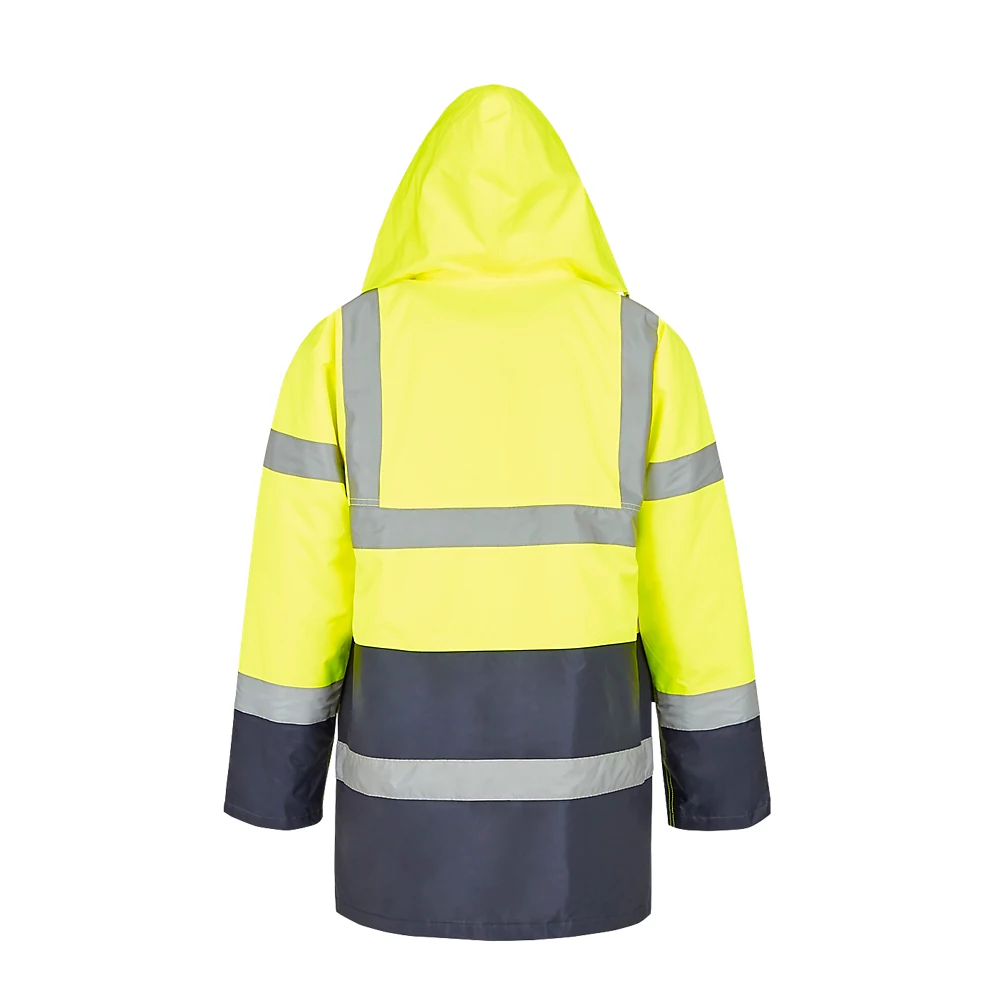 Blouson Haute Visibilité Site Shackley Jaune/bleu Marine Taille L, Tour De Poitrine 54" 5 Blouson Haute Visibilité Site Shackley Jaune/bleu Marine Taille L, Tour De Poitrine 54" – Image 3