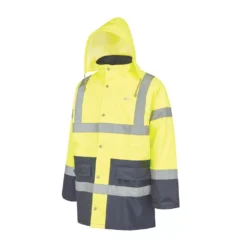 Blouson Haute Visibilité Site Shackley Jaune/bleu Marine Taille M, Tour De Poitrine 51"