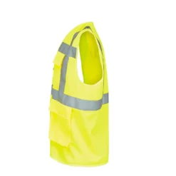 Gilet Haute Visibilité Site Ruckwood Jaune Taille L / XL, Tour De Poitrine 50" -Magasin De Vêtements De Travail Élégant ae235 3449