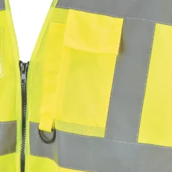 Gilet Haute Visibilité Site Ruckwood Jaune Taille L / XL, Tour De Poitrine 50" -Magasin De Vêtements De Travail Élégant ae235 3450