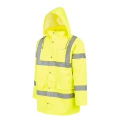 Blouson Haute Visibilité Site Shackley Jaune Taille L, Tour De Poitrine 54"