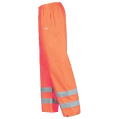 Surpantalon Haute Visibilité à Taille élastique Site Huske Orange Taille M, Tour De Taille 25", Longueur De Jambe 43" -Magasin De Vêtements De Travail Élégant ae235 3481
