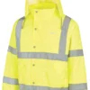 Blouson Aviateur Haute Visibilité Site Battell Jaune Taille XL, Tour De Poitrine 54"