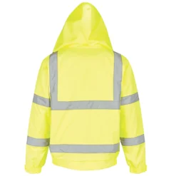 Blouson Aviateur Haute Visibilité Site Battell Jaune Taille XL, Tour De Poitrine 54" -Magasin De Vêtements De Travail Élégant ae235 3524