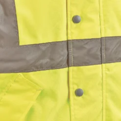 Blouson Aviateur Haute Visibilité Site Battell Jaune Taille XL, Tour De Poitrine 54" -Magasin De Vêtements De Travail Élégant ae235 3528