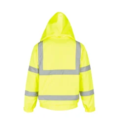 Blouson Aviateur Haute Visibilité Site Battell Jaune Taille L, Tour De Poitrine 52" -Magasin De Vêtements De Travail Élégant ae235 3532