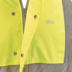 Blouson Aviateur Haute Visibilité Site Battell Jaune Taille L, Tour De Poitrine 52" -Magasin De Vêtements De Travail Élégant ae235 3535