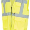 Gilet Haute Visibilité Site Ruckwood Jaune Taille S / M, Tour De Poitrine 48" -Magasin De Vêtements De Travail Élégant ae235 3563