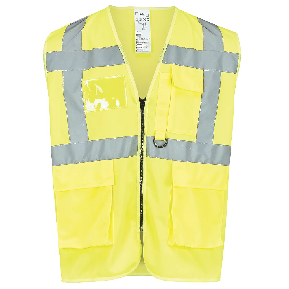 Gilet Haute Visibilité Site Ruckwood Jaune Taille S / M, Tour De Poitrine 48" 4 Gilet Haute Visibilité Site Ruckwood Jaune Taille S / M, Tour De Poitrine 48" – Image 2