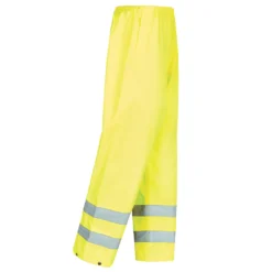 Surpantalon Haute Visibilité à Taille élastique Site Huske Jaune Taille XXL, Tour De Taille 28", Longueur De Jambe 47" -Magasin De Vêtements De Travail Élégant ae235 3574