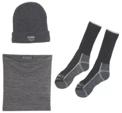 Kit D'accessoires D'hiver DeWalt Noirs/gris 3 pièces