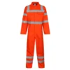 Combinaison Ignifuge Herock Orange Taille XL Poitrine 48" Longueur De Jambe 31" -Magasin De Vêtements De Travail Élégant ae235 3640