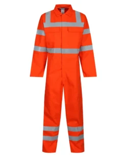 Combinaison Ignifuge Herock Orange Taille S Poitrine 40" Longueur De Jambe 31"