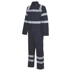 Combinaison Ignifuge Herock Bleu Marine Taille XL Poitrine 48" Longueur De Jambe 31" -Magasin De Vêtements De Travail Élégant ae235 3696