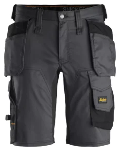 Short Snickers AW Extensible Gris/noir Tour De Taille 36"