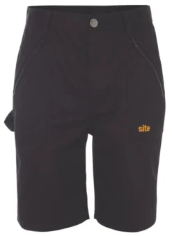 Short Multi-poche Site Beagle Action Noir, Tour De Taille 36"