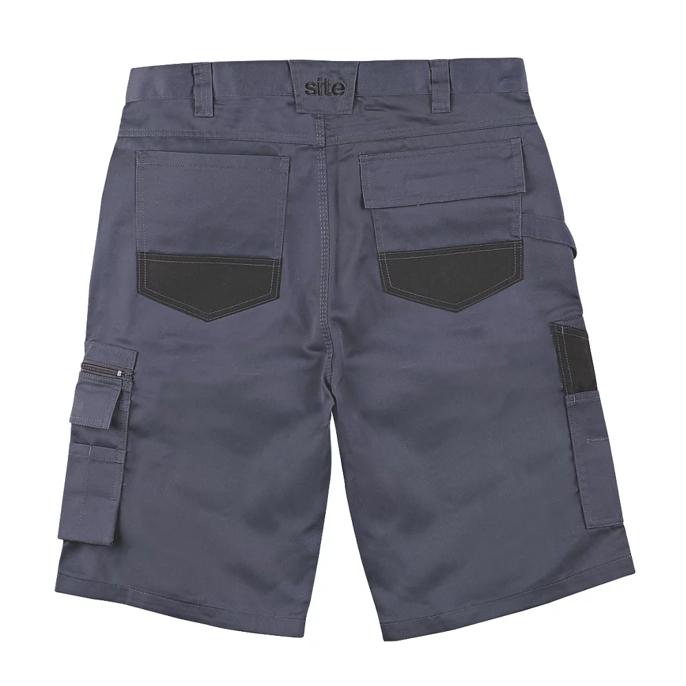 Short à Poches Multiples Site Jackal Gris / noir 36" W 4 Short à Poches Multiples Site Jackal Gris / noir 36" W – Image 2