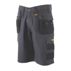 Short De Travail Multi-poches DeWalt Ripstop Gris / Noir, Tour De Taille 38" -Magasin De Vêtements De Travail Élégant ae235 3850
