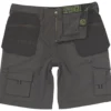 Short De Travail Avec Poches Holster Apache APKHT Gris/noir 30" W -Magasin De Vêtements De Travail Élégant ae235 3851