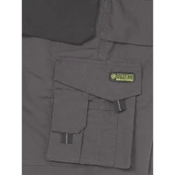 Short De Travail Avec Poches Holster Apache APKHT Gris/noir 30" W -Magasin De Vêtements De Travail Élégant ae235 3853