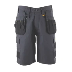 Short De Travail Multi-poches DeWalt Ripstop Gris / Noir, Tour De Taille 36"