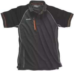 Polo Scruffs Trade Active Graphite Taille XL, Tour De Poitrine 44"