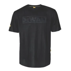 Tee-shirt 3D à Manches Courtes DeWalt Noir Taille M Tour De Poitrine 38-40"