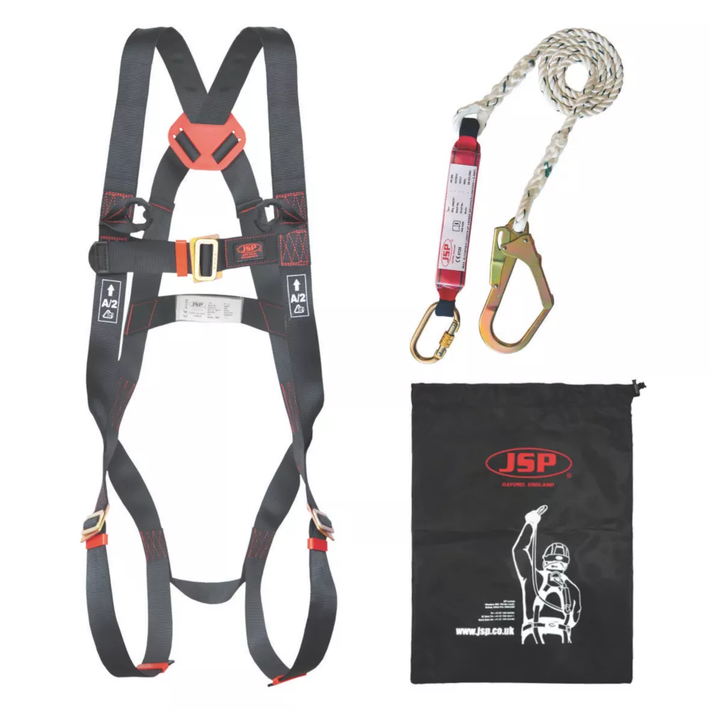 Kit Antichute De Sécurité Simple JSP Spartan Avec Longe De 2m 3 Kit Antichute De Sécurité Simple JSP Spartan Avec Longe De 2m