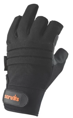 Gants De Travail Scruffs Trade Precision Noir/gris Taille L