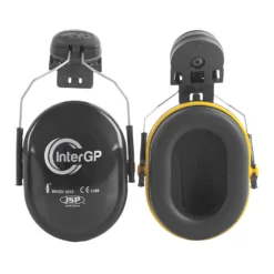 Casque Antibruit à Monter Sur Casque De Sécurité JSP InterGP Noir/jaune -Magasin De Vêtements De Travail Élégant ae235 4071