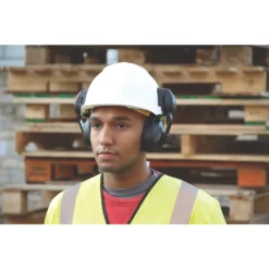 Casque De Sécurité Réglable JSP EVO3 Comfort Plus Avec Casque Antibruit Blanc -Magasin De Vêtements De Travail Élégant ae235 4121