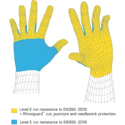 Gants Tilsatec Rhinoguard Noirs / jaunes Taille XL -Magasin De Vêtements De Travail Élégant ae235 4148