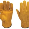 Gants De Conduite En Croûte De Cuir De Vache Stanley Marron Taille L -Magasin De Vêtements De Travail Élégant ae235 4149