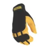 Gants En Cuir Stanley Hybrid Performance Noirs Taille L -Magasin De Vêtements De Travail Élégant ae235 4151