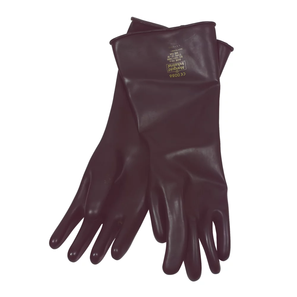 Gants Longue Manchette De Protection Chimique 17" Marigold Industrial Emperor Noirs Taille L 4 Gants Longue Manchette De Protection Chimique 17" Marigold Industrial Emperor Noirs Taille L – Image 2