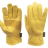 Gants De Conduite En Cuir Haut De Gamme Stanley Jaunes Taille L -Magasin De Vêtements De Travail Élégant ae235 4168