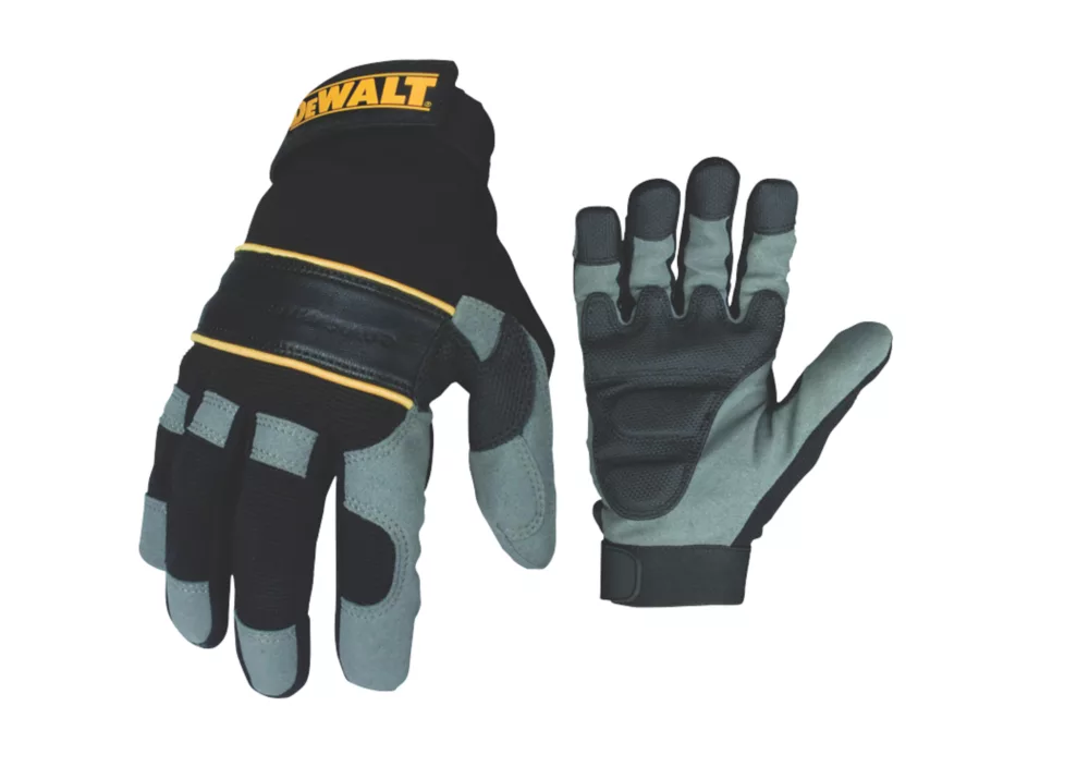 Gants Hautes Performances Pour Outils électriques DeWalt DPG33L Noirs / gris Taille L 3 Gants Hautes Performances Pour Outils électriques DeWalt DPG33L Noirs / gris Taille L
