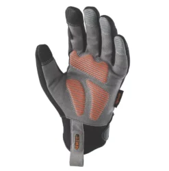 Gants De Travail Scruffs Trade Shock Impact Noir Et Gris Taille XL