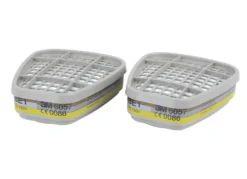 Filtres Pour Appareil De Protection Respiratoire Réutilisables A1B1E1 3M 6057, Lot De 2