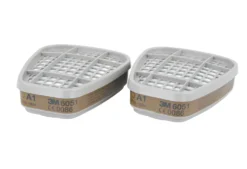 Filtres Pour Appareil De Protection Respiratoire Réutilisables A1 3M 6051, Lot De 2