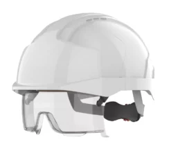 Casque De Sécurité JSP EVOVista Avec Lunettes Intégrées Blanc