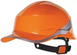 Casque De Sécurité à Bouton-poussoir Haut De Gamme Delta Plus Diamond V Orange