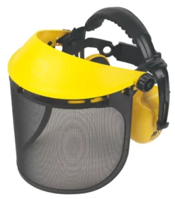 Protection Frontale Avec Casque Antibruit Site Jaune