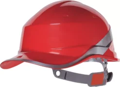 Casque De Sécurité à Bouton-poussoir Haut De Gamme Delta Plus Diamond V Rouge